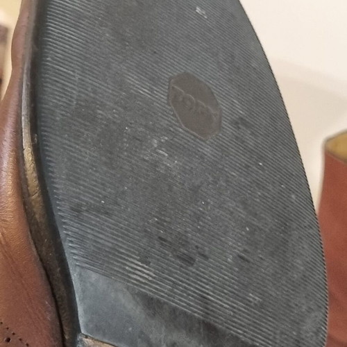 Yves Saint Laurent Rive Gauche leather Chelsea boots size 43.5 used, brown