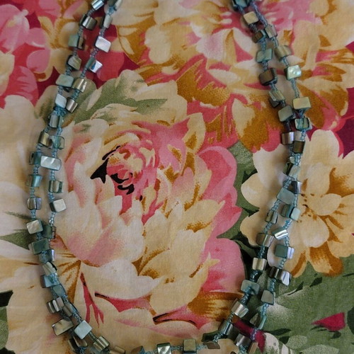 Necklace in sea colors
