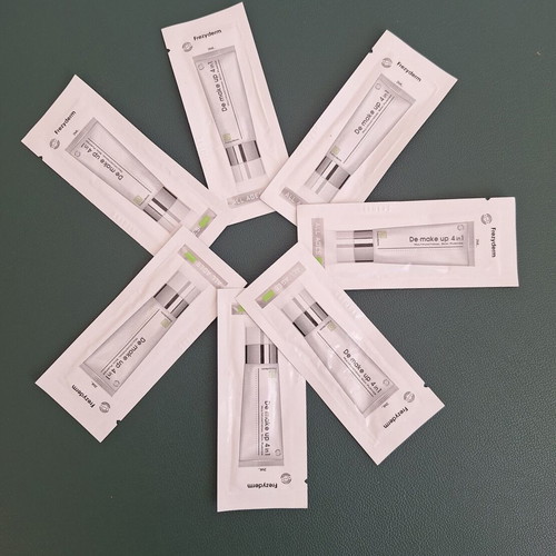 Frezyderm De-Make Up 4 in 1 makeup remover lotion samples 7x2ml new