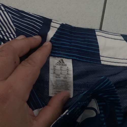 Adidas swimwear XL like new, blue, with drawstrings and scratch closure