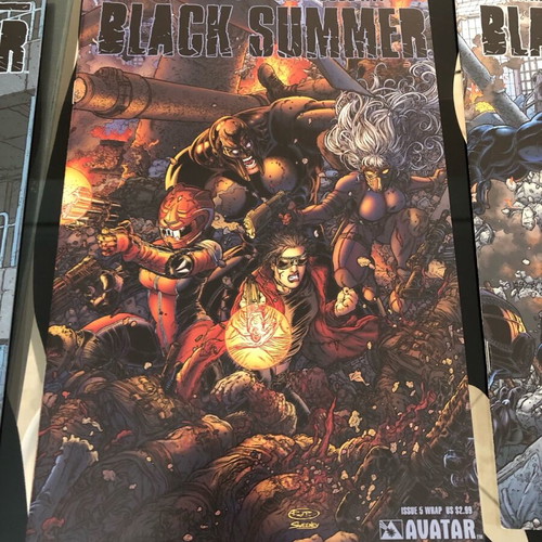 Black Summer set of 8 comics new, Warren Ellis, Juan Jose Ryp, Avatar Comics