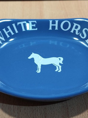 White Horse scotch whisky παλιό κεραμικό μπολ