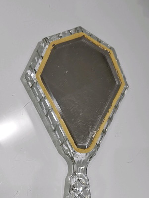 Κρυστάλλινος καθρέφτης χειρός μεταχειρισμένος, γερμανικός