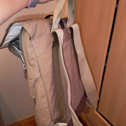 Toms backpack like new, khaki brown