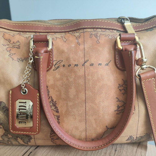 Alviero Martini 1a Classe Boston Small handbag used with geographic print