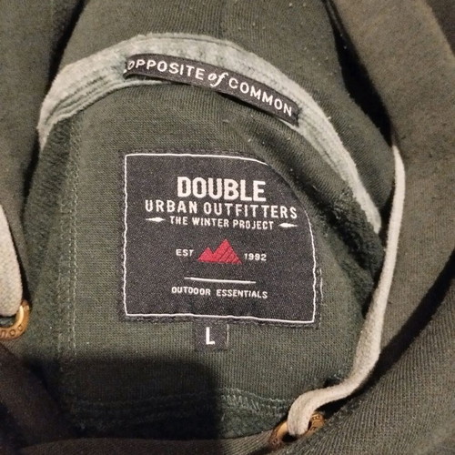Double vintage sweatshirt like new, warm, size M/L