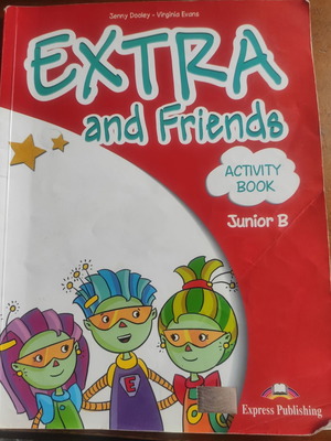 Extra and Friends Junior B English books used, set of 2