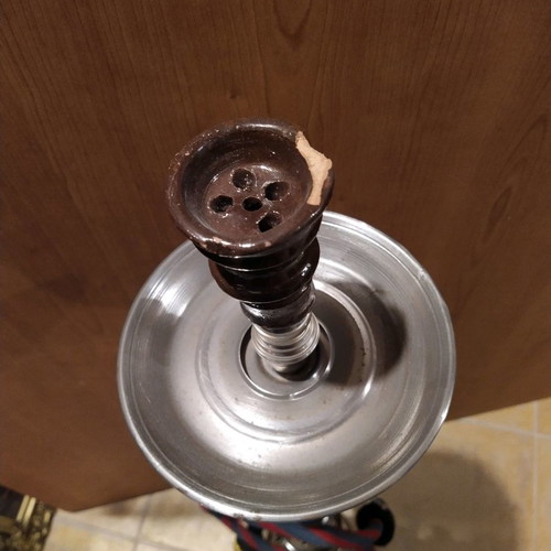 Hookah very old used, height one meter
