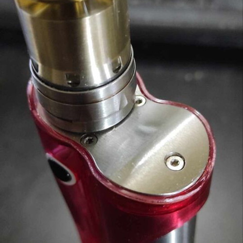 Box Mod Hera 60W Ambition Mods like new, red polished