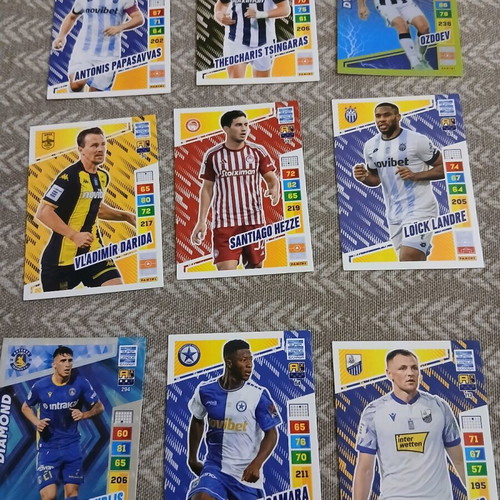 Panini 2023 used stickers with box