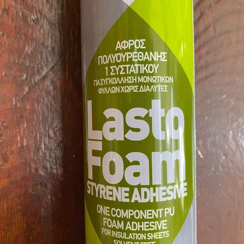 Lasto Foam Adhesive 750ml new for insulation sheets