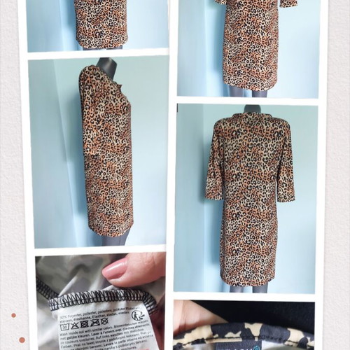 Trash Code Leopard Print Dress like new, sizes M to XXL