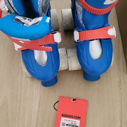 Nijdam Roller Skates adjustable 25-28 "Geo Metricker" like new