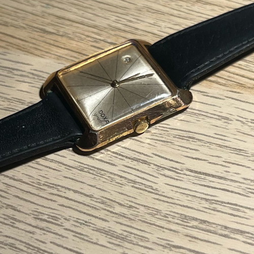 Vintage DOXA Grafic men's wristwatch used, mechanical with date