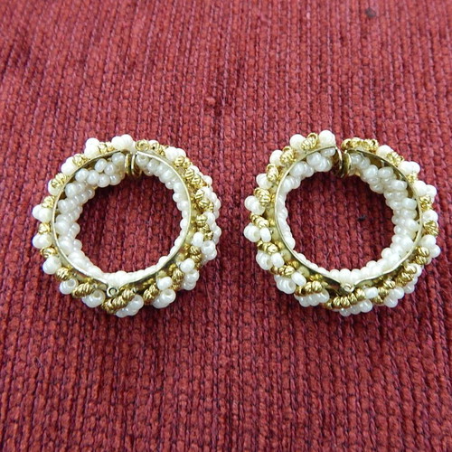 Old earrings used, set of 2 pieces