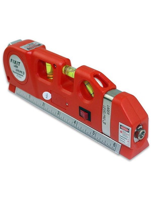 Linear laser level red beam new with tape measure and ruler