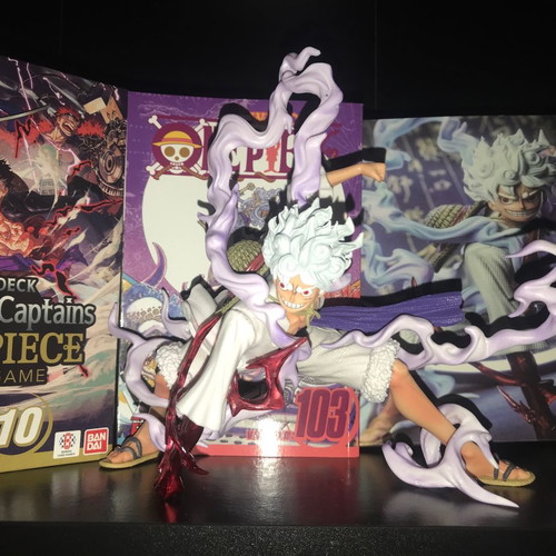 One Piece Luffy Gear 5 Sun God Nika figure new with box