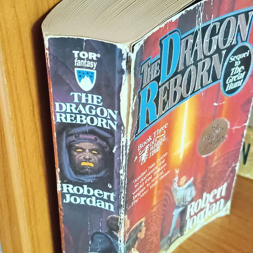 The Dragon Reborn by Robert Jordan used, English fantasy novel
