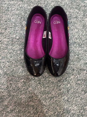 Adidas ballerina shoes used, size 37.5, black