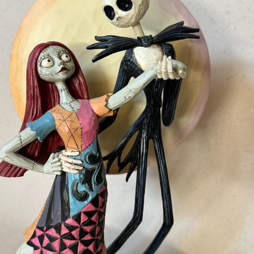 Jack and Sally Nightmare Before Christmas decorative figurine like new
