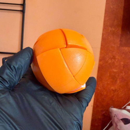 3D Orange Puzzle like new, anti-stress mystery