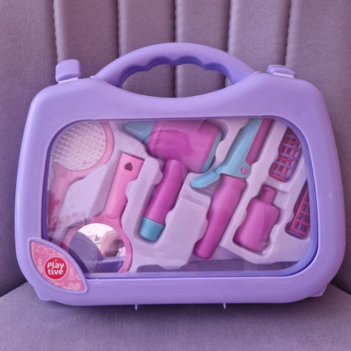 Children's hairdressing play set