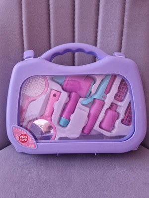 Children's hairdressing play set