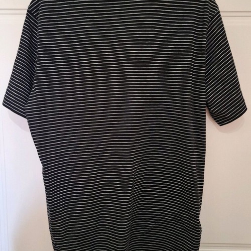 Roadsign men's striped short-sleeve shirt new with tag, size XL, black-white