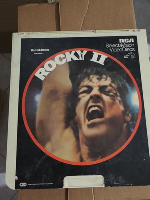 Rocky 2 used RCA SelectaVision Videodisc action adventure movie