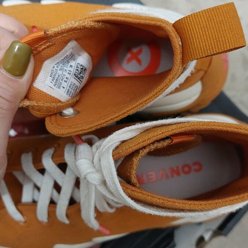 Converse Run Star Motion women's chunky boots like new, orange size 36