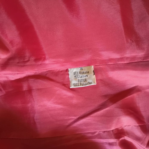 Vintage Vera Condotti red vest in viscose-linen like new