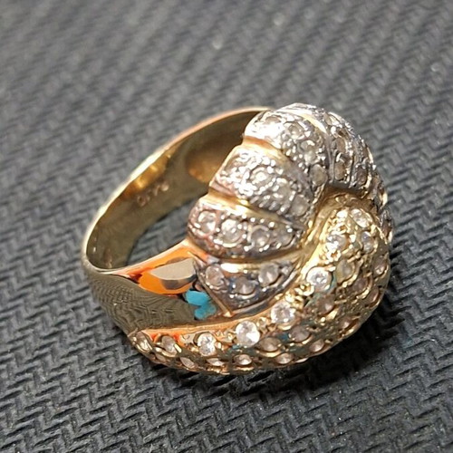 Gold ring 14 carat with 585 stamp, 7.6 grams, new