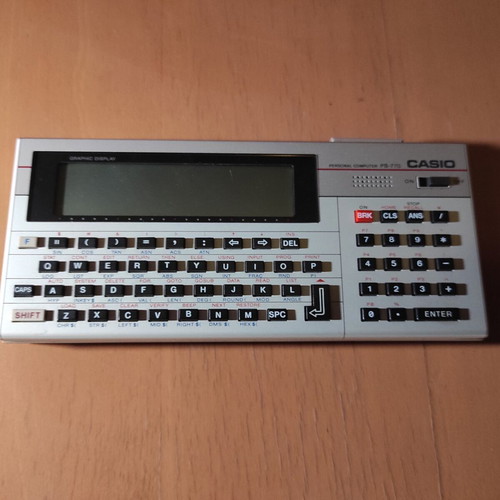 Casio PB-770 personal computer vintage φορητός υπολογιστής 1983 μεταχειρισμένος