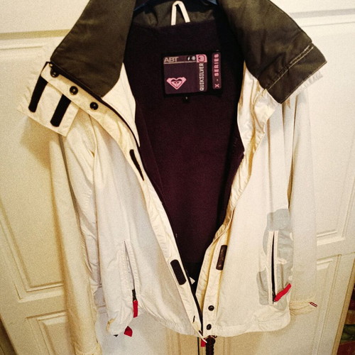 Quicksilver thermal jacket like new, white, size L