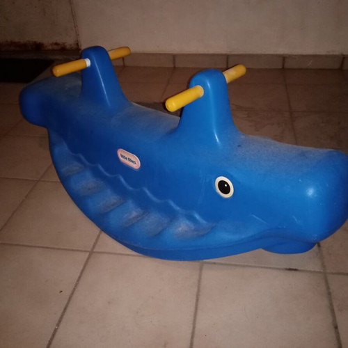 Little Tikes plastic children's rocking whale like new