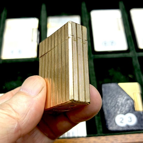 DuPont N10 gold lighter used, vintage