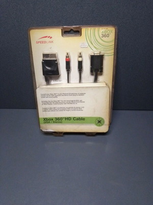 Speed Link Xbox 360 HD cable VGA with stereo audio outputs brand new