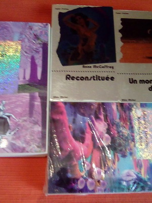 νέα τιμή SILVER-COVERS 4 FRENCH SCI-FI ΒΟΟΚS set NIVEN, SILVERBERG, McCaffey, Simmons (Laffont)