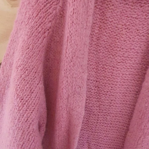 Pink cardigan like new, size One Size