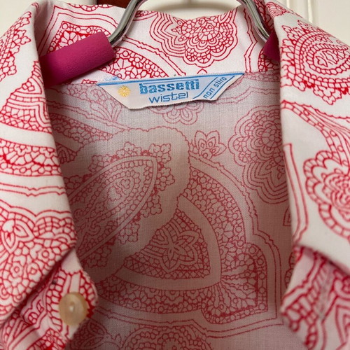 Paisley shirt Italian new multicolor size M