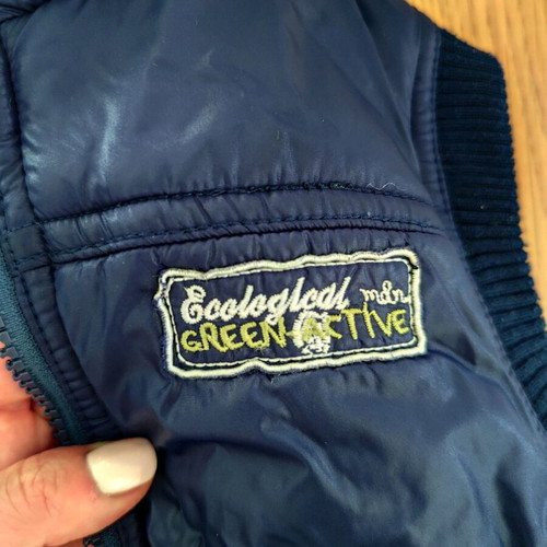 Mandarino sleeveless jacket with hood for 3-4 years old, like new