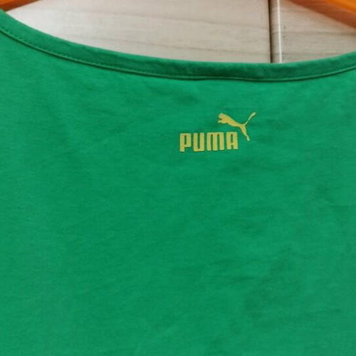 Puma Green Cotton Shirt like new, small-medium size