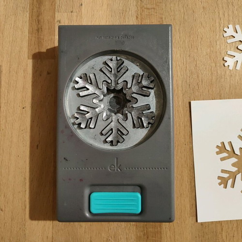 Snowflake paper punch used