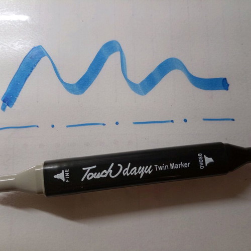 Double-ended markers new, set of 6 pieces