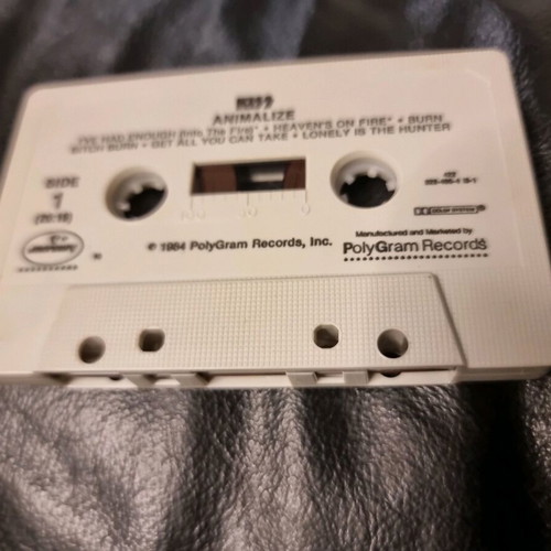 KISS Animalize cassette used, rock
