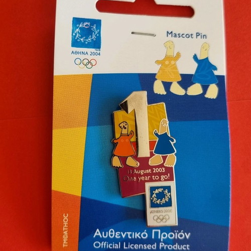 Athens 2004 Olympic pins new, set of 10 pieces