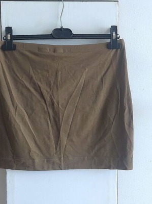 Basic khaki skirt, size Large, H&M