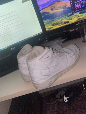 Nike Airforce high sneakers, white, size 44-44.5