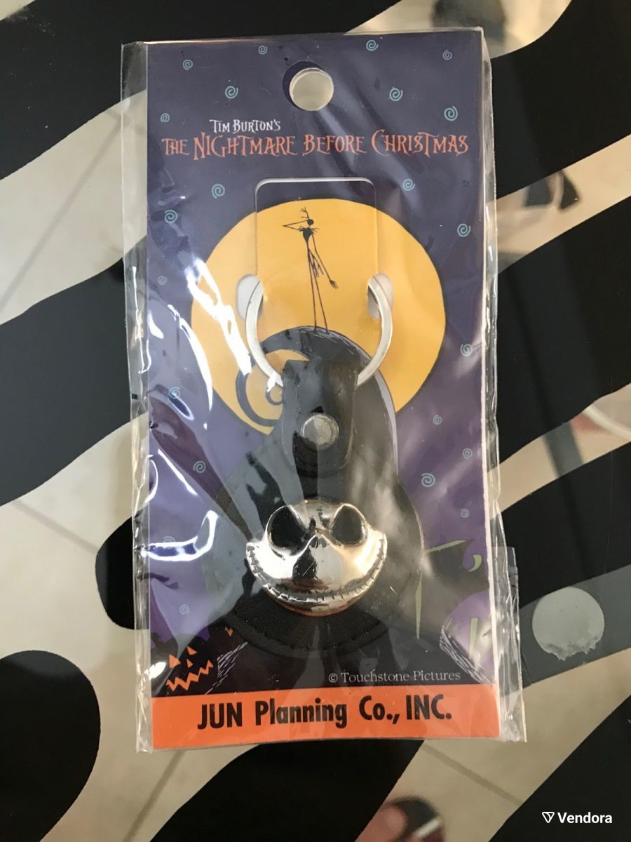 The Nightmare Before Christmas - Jack Skellington Face Keyring Diecast Metal  Keychain