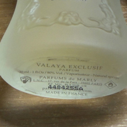 Valaya Exclusif Parfums de Marly perfume 30 ml like new
